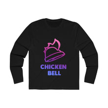 Load image into Gallery viewer, Neon Chicken Bell Men's Long Sleeve Crew Tee