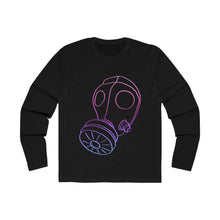 Load image into Gallery viewer, Neon Gas Mask Men&#39;s Long Sleeve Crew Tee
