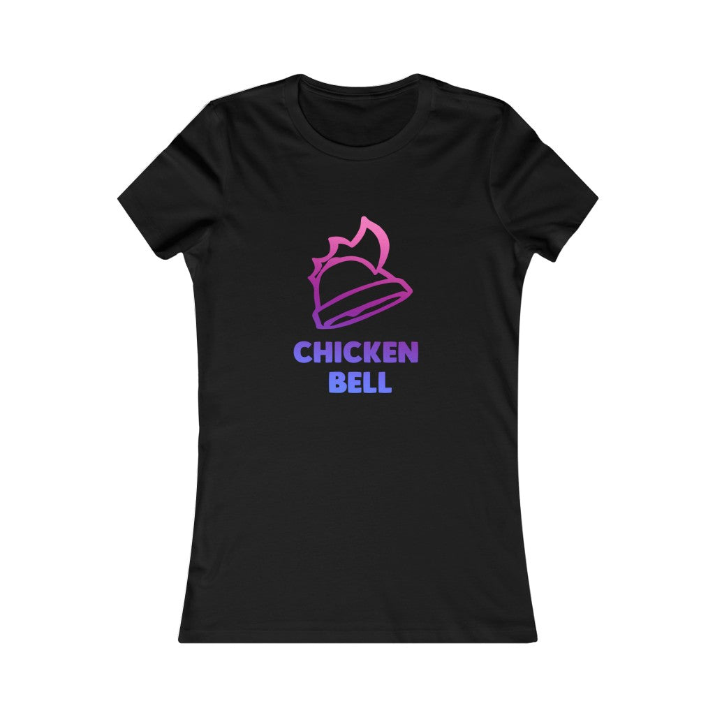 Neon Chicken Bell Women's Favorite Tee