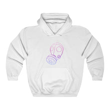 Load image into Gallery viewer, Neon Gas Mask Unisex Hooded Sweatshirt
